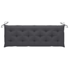 vidaXL-Panca-da-Giardino-3-Posti-con-Cuscino-150cm-Grigia-in-Eucalipto