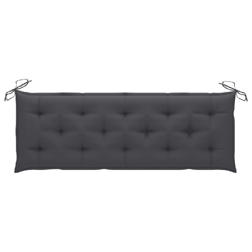 vidaXL-Panca-da-Giardino-3-Posti-con-Cuscino-150cm-Grigia-in-Eucalipto