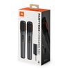 JBL-Wireless-Microphone-Set-con-2-Microfoni-Wireless-e-Ricevitore-Wireless-UHF-a-2-Canali-Ricaricabile-Pattern-Polare-Cardioide-Compatibili-con-Diffusori-PartyBox-Incluse-Batterie-AA-Nero