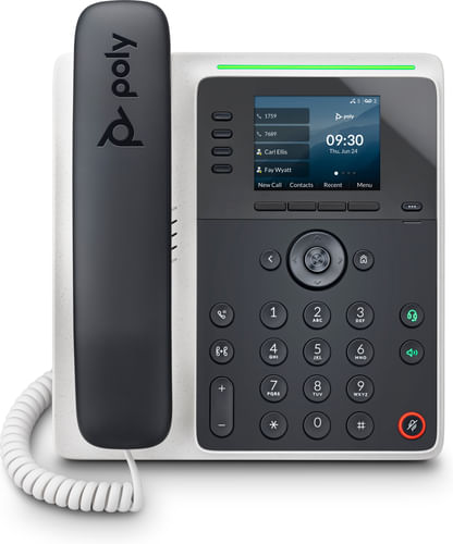Poly telefono ip edge e220 abilitato per poe
