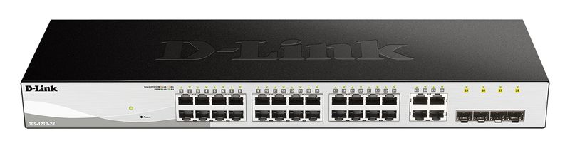 D-Link-DGS-1210-28-E-Smart-Switch-Gestito-28-Porte-Gigabit-solo-Cavo-di-Alimentazione-UE