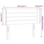 Testiera-a-LED-Verde-scuro-93x16x78-88-cm-in-Velluto