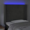 Testiera-a-LED-Grigio-Scuro-183x16x78-88-cm-in-Velluto