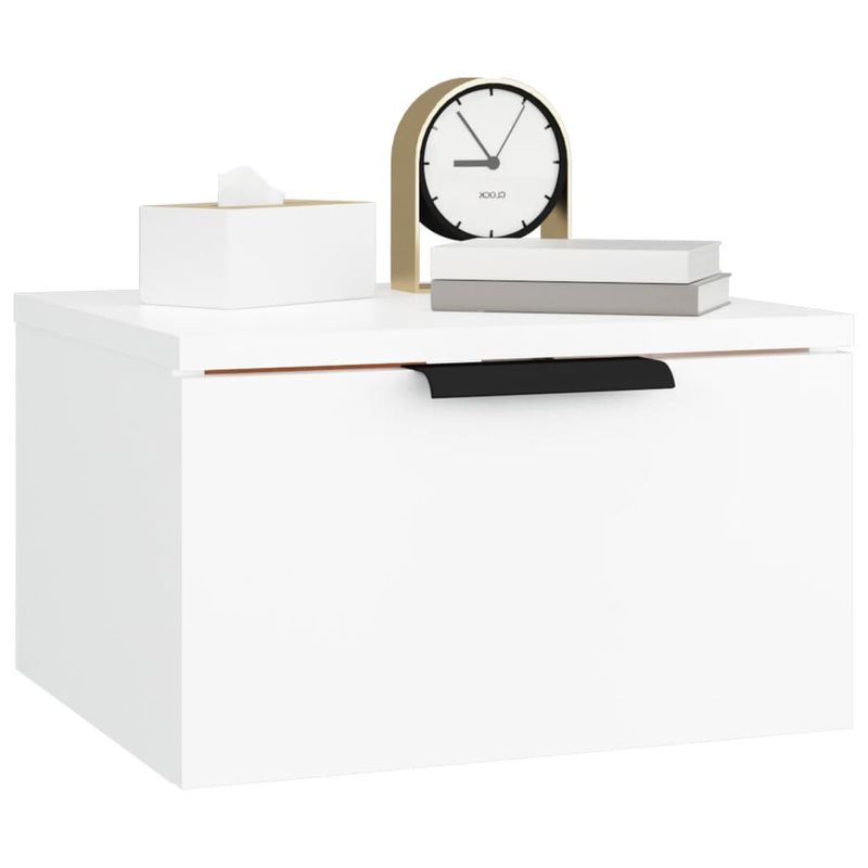 Comodino-a-Muro-Bianco-34x30x20-cm