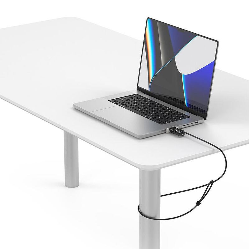 Compulocks-mbpr16ldg02cl-cavo-di-sicurezza-nero-argento