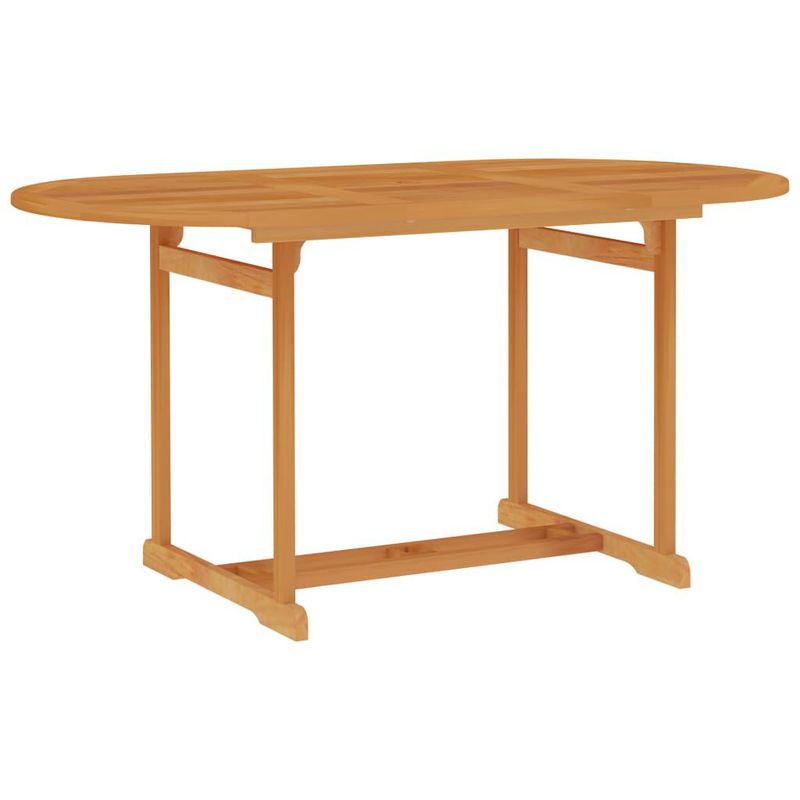 vidaXL-Set-da-Pranzo-da-Giardino-5-pz-in-Legno-Massello-di-Teak