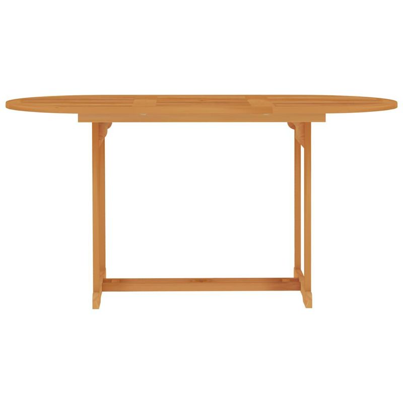 vidaXL-Set-da-Pranzo-da-Giardino-5-pz-in-Legno-Massello-di-Teak