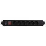 Eminent WP WPN-PDU-I01-06 unità di distribuzione dell'energia (PDU) 6 presa(e) AC 1.5U Nero