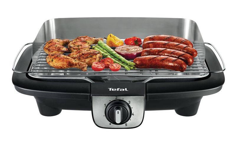 Tefal-EasyGrill-BG90A8-barbecue-per-l-aperto-e-bistecchiera-2300-W-Elettrico-Da-tavolo-Nero-Acciaio-inossidabile