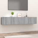 vidaXL-Mobili-Porta-TV-2pz-Grigio-Sonoma-80x30x30-in-Legno-Multistrato