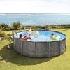 Intex-Baltik-Piscina-con-bordi-Piscina-rotonda-16800-L-Grigio