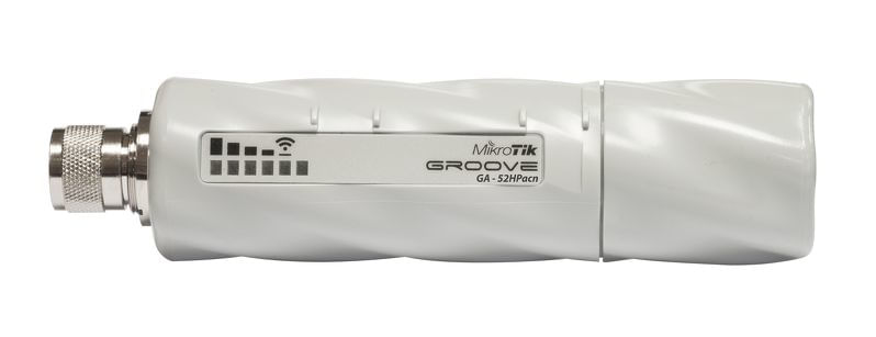Mikrotik GrooveA 52 ac Energie Ãber Ethernet (PoE) UnterstÃ¼tzung WeiÃ WLAN Access Point (RBGrooveGA-52HPacn)