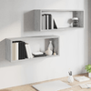 vidaXL-Mensole-Cubo-Muro-2-pz-Grigio-Sonoma-60x15x23-Legno-Multistrato
