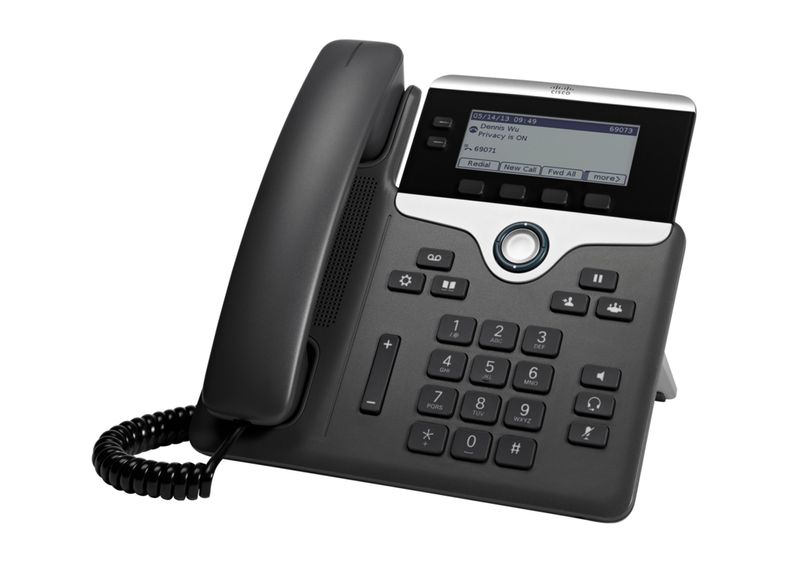 Cisco-7821-telefono-ip-nero-argento-2-linee