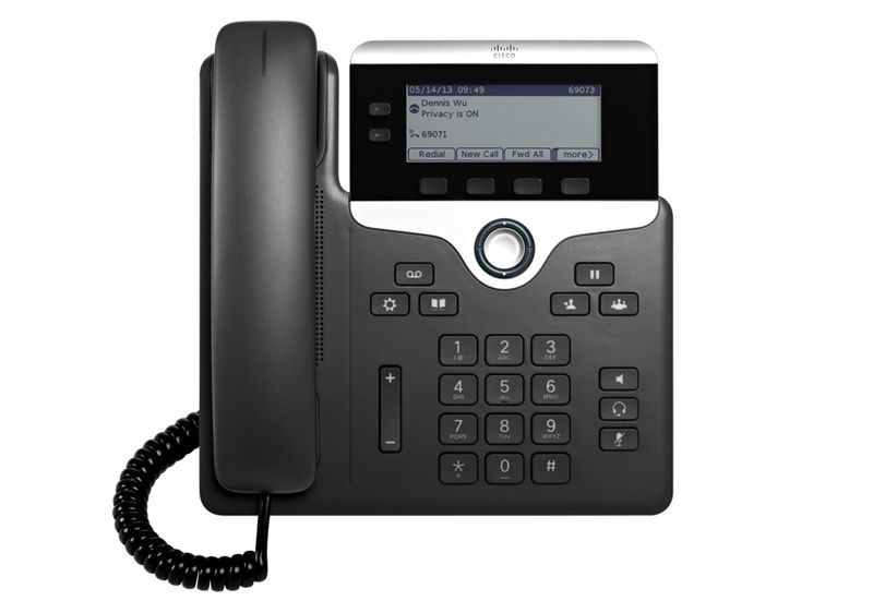 Cisco-7821-telefono-ip-nero-argento-2-linee