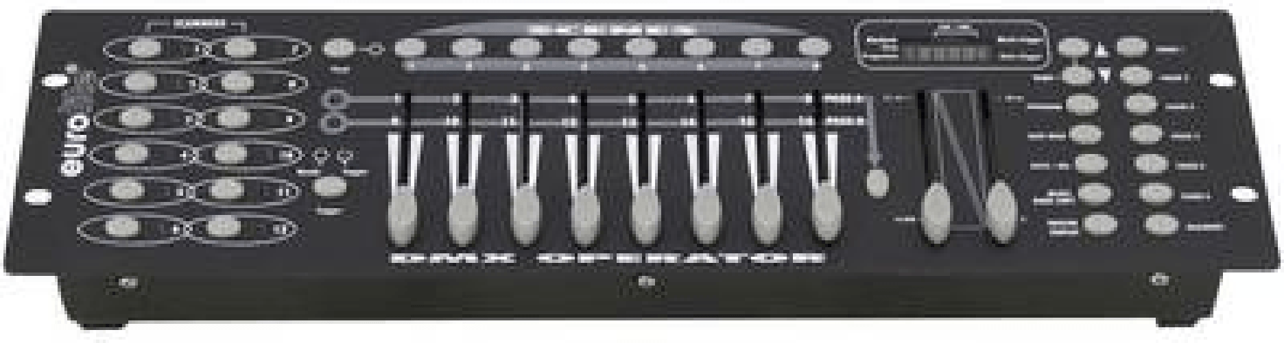 Eurolite DMX Controller DMX Operator 192 16-Kanal 48,30cm (19") -Bauform, Musiksteuerung (70064520)