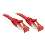 LINDY___ Lindy Rj45/Rj45 Cat6 10m cavo di rete Rosso S/FTP (S-STP)