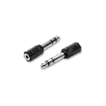 Nuova video suono nuovaVideosuono 2/06 adattatore per inversione del genere dei cavi Jack 6.35mm Jack 3.5mm Nero, Cromo