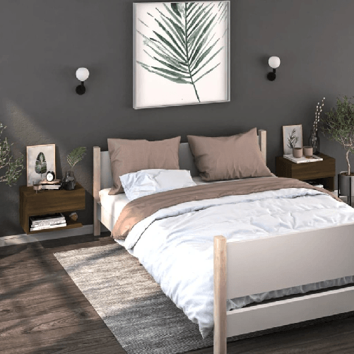 vidaXL-Comodino-a-Muro-Rovere-Marrone