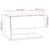 vidaXL-Comodino-a-Muro-Rovere-Marrone