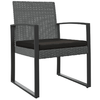 vidaXL-Sedie-da-Pranzo-da-Giardino-2-pz-Grigio-Scuro-in-Rattan-PP