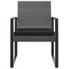 vidaXL-Sedie-da-Pranzo-da-Giardino-2-pz-Grigio-Scuro-in-Rattan-PP