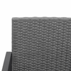 vidaXL-Sedie-da-Pranzo-da-Giardino-2-pz-Grigio-Scuro-in-Rattan-PP