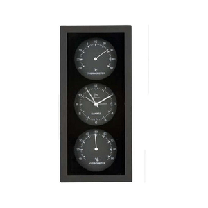 Lowell JA7071N orologio da parete e da tavolo Orologio al quarzo Rettangolo Nero