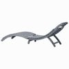 vidaXL-Sdraio-con-Cuscino-Grigia-in-Legno-Massello-di-Acacia