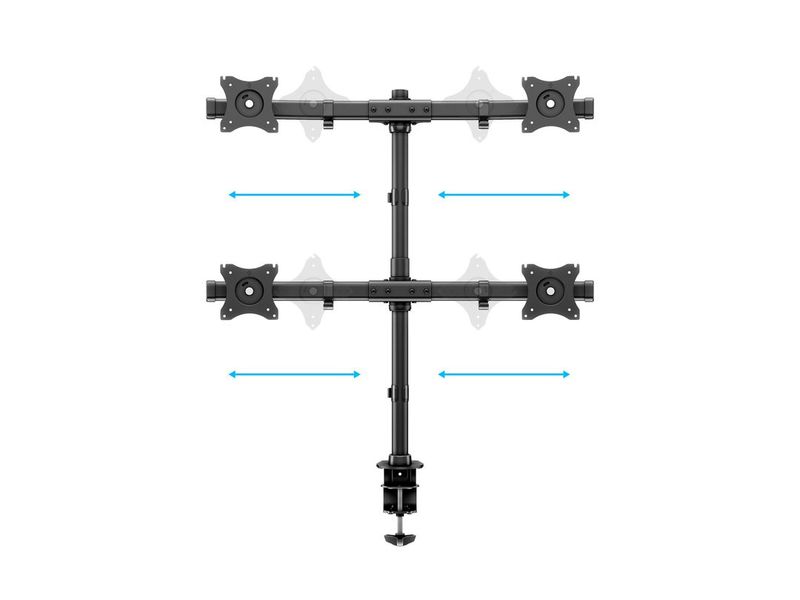 Multibrackets-3316-supporto-da-tavolo-per-Tv-a-schermo-piatto-686-cm--27---Morsa-Bullone-di-ancoraggio-Nero