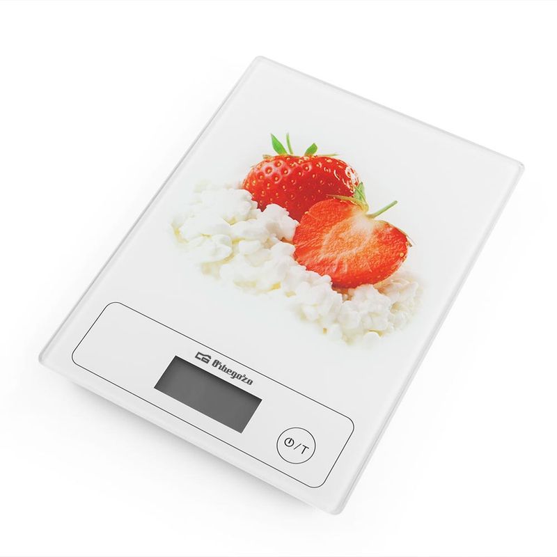 Orbegozo-PC-1018-Verde-Rosso-Bianco-Superficie-piana-Rettangolo-Bilancia-da-cucina-elettronica