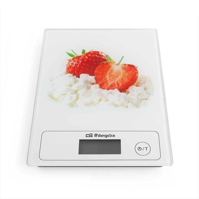 Orbegozo-PC-1018-Verde-Rosso-Bianco-Superficie-piana-Rettangolo-Bilancia-da-cucina-elettronica