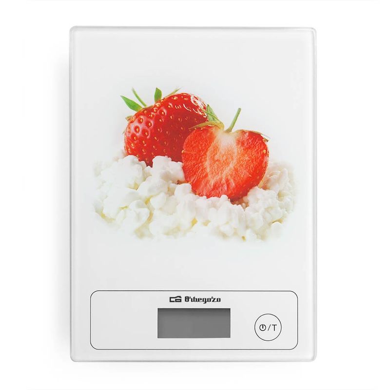 Orbegozo-PC-1018-Verde-Rosso-Bianco-Superficie-piana-Rettangolo-Bilancia-da-cucina-elettronica