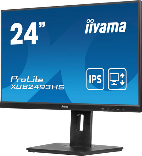 Iiyama prolite xub2493hs-b6 monitor pc 60,5 cm (23.8") 1920 x 1080 pixel full hd led nero