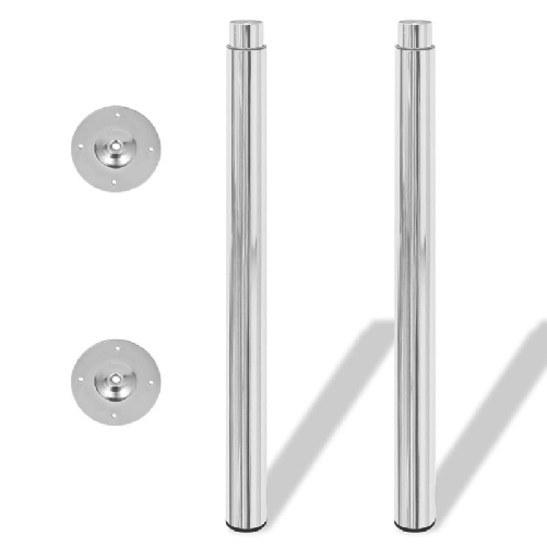 Gambe-Telescopiche-per-Tavolo-2-pz-Cromate-710-mm-1100-mm