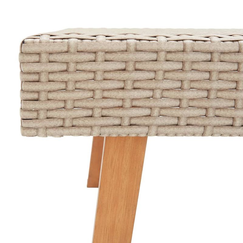vidaXL-Set-Divani-da-Giardino-2-pz-con-Cuscini-in-Polyrattan-Beige
