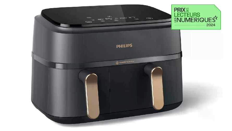 Philips 3000 series Airfryer doppio cestello, friggitrice ad aria da 9.0L, 12 metodi di cottura, App per ricette NA352/00