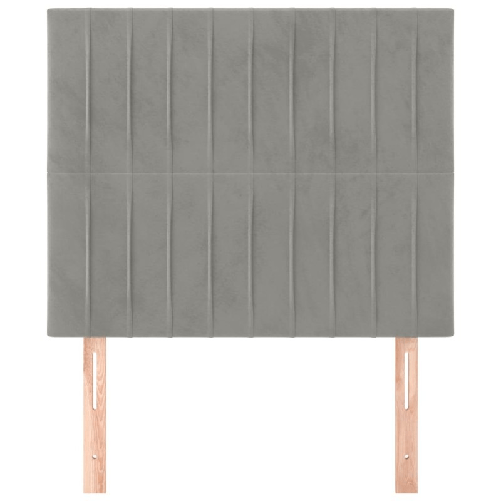 Testiera-2-pz-Grigio-Chiaro-80x5x78-88-cm-in-Velluto