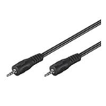 GOOBAY Cavo di collegamento stereo AUDIO da 1,5 m jack 3,5 mm <-> jack 3,5 mm
