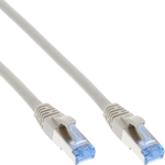 InLine Cavo patch Lan S/FTP(PiMf) Cat.6a 500MHz CU halogenf grigio 025m