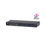 ATEN Switch KVM Cat 5 multi-interfaccia (DisplayPort, HDMI, DVI, VGA) a 16 porte a 2 console