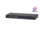 ATEN-Switch-KVM-Cat-5-multi-interfaccia--DisplayPort-HDMI-DVI-VGA--a-16-porte-a-2-console