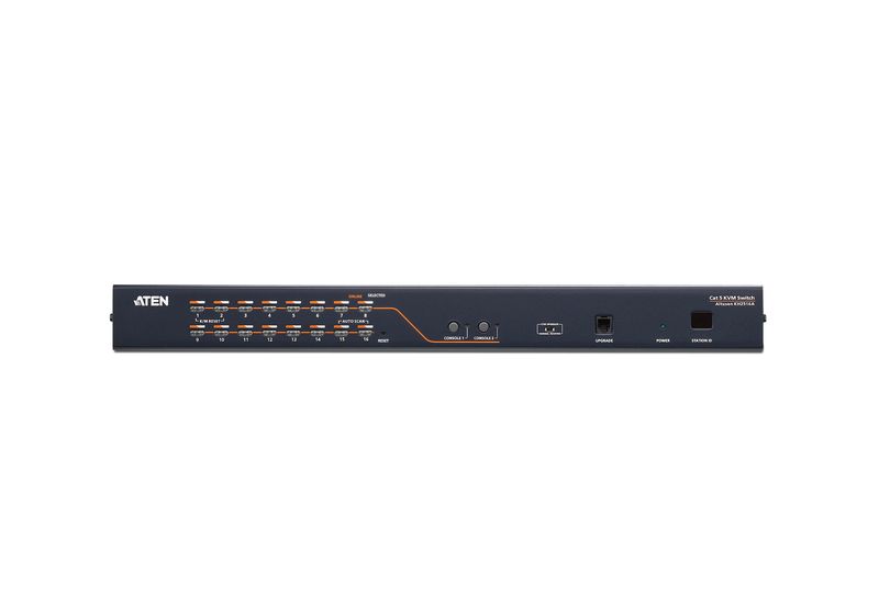 ATEN-Switch-KVM-Cat-5-multi-interfaccia--DisplayPort-HDMI-DVI-VGA--a-16-porte-a-2-console