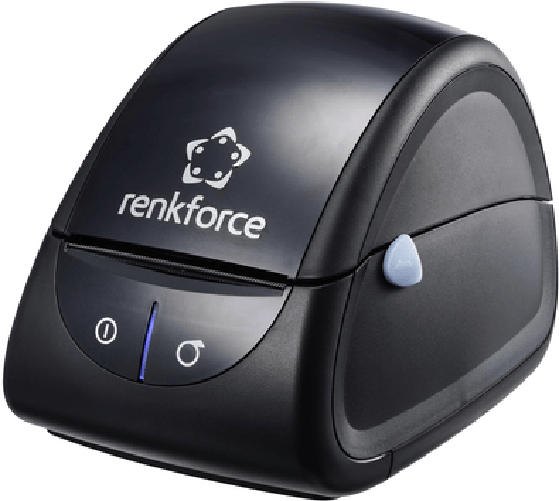 Renkforce RF-5469250 Etiketten-Drucker Thermodirekt 203 x 203 dpi Etikettenbreite (max.): 85 mm USB, RS