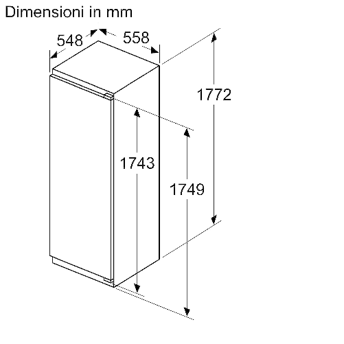 Frigorifero-Bosch-KIL82NSE0-Serie-2-da-Incasso