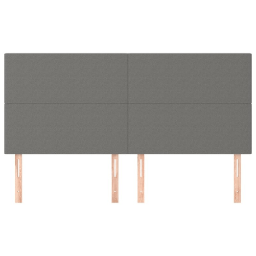 Testiera-4-pz-Grigio-Scuro-80x5x78-88-cm-in-Tessuto