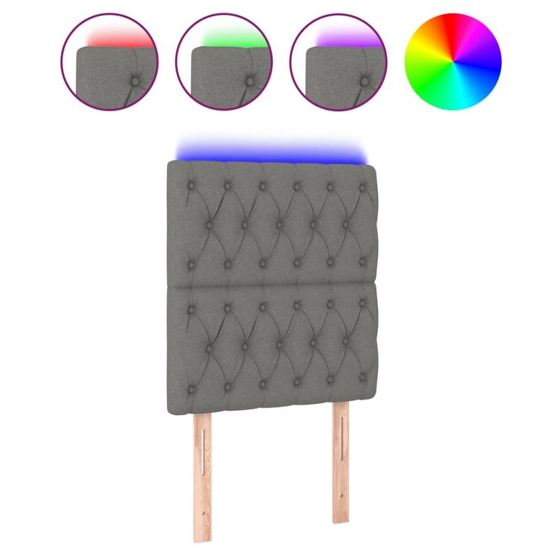 Testiera-a-LED-Grigio-Scuro-90x7x78-88-cm-in-Tessuto