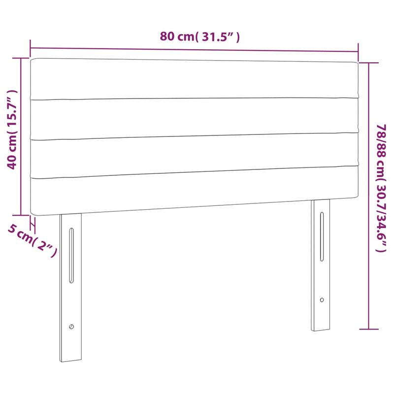 Testiera-a-LED-Nera-90x5x78-88-cm-in-Tessuto