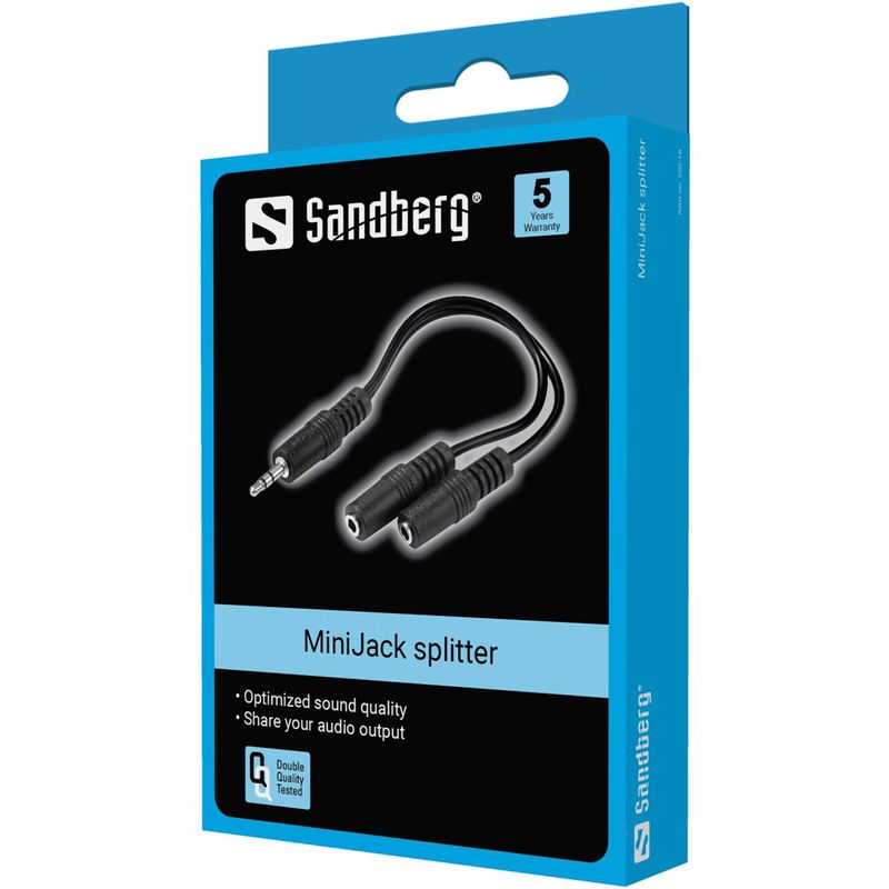 Sandberg-MiniJack-Splitter-1->2