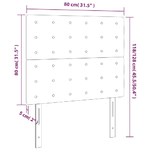 Testiera-2-pz-Grigio-Scuro-80x5x78-88-cm-in-Velluto